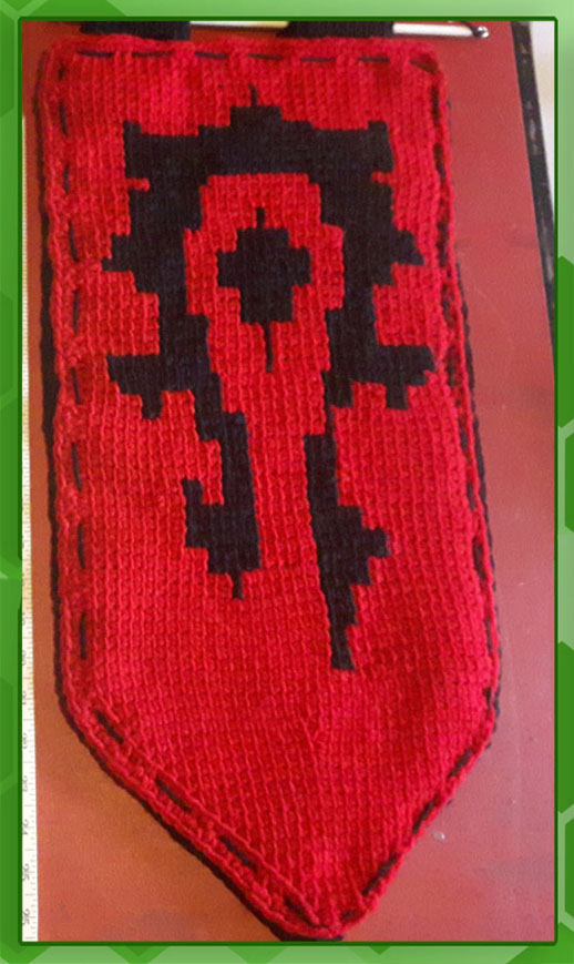 Horde Banner front with border